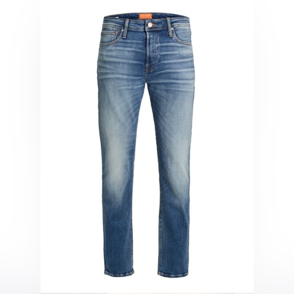 Men’s Jack & Jones Medium-Washed Denim Comfort Fit Mike-Style Jeans W36/L34 - Picture 5 of 15